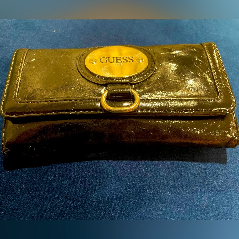 Guess classic black “leather” wallet